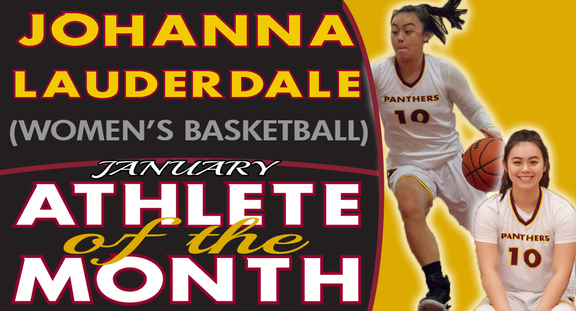 Johanna Lauderdale named the SCC January Female Athlete of the Month