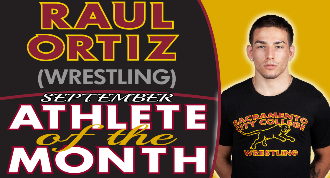 Raul Ortiz named the SCC September Male Athlete of the Month