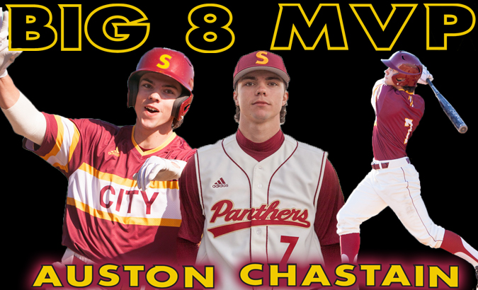 Chastain earns Big 8 Conference MVP Honors