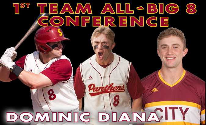 Diana is a 1st Team All-Big 8 Conference Selection