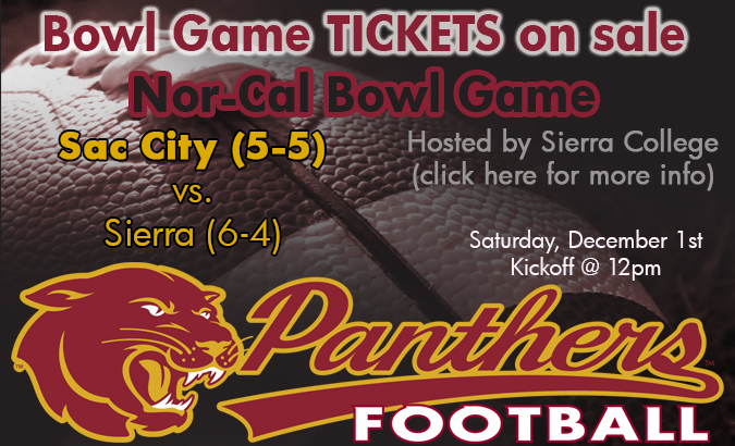 Limited number of Bowl Game tickets available for purchase at the SCC Business Office
