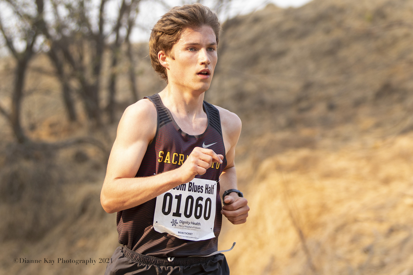 Walker is the first Panther to cross the finish line; team finishes 12th at Nor-Cal Preview