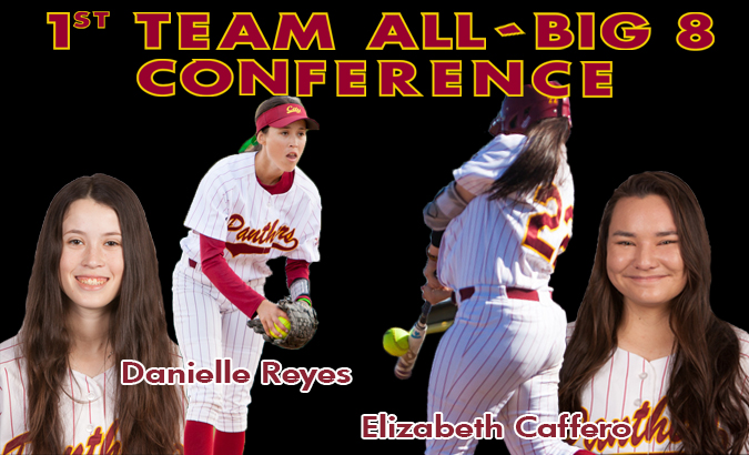 Caffero and Reyes are selected to the 1st Team All-Big 8 Conference