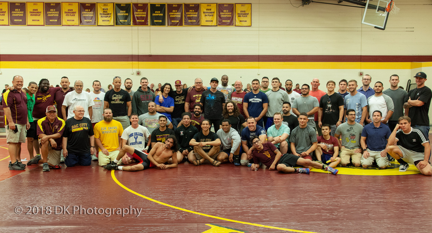 Wrestling has a great turnout for their 39th Annual Alumni Match (scrimmage)