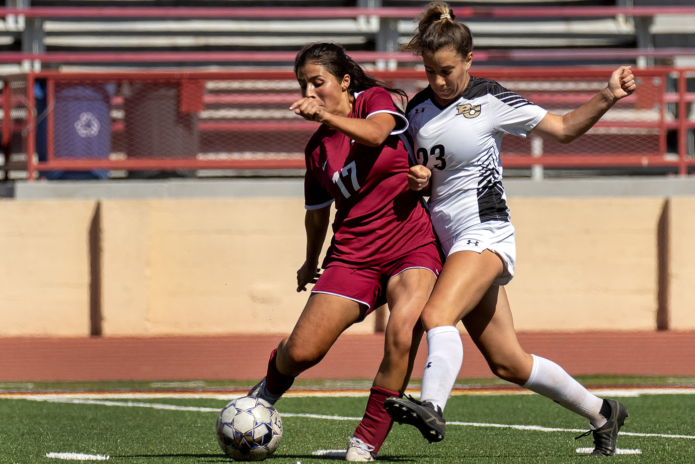 The Mustangs beat the Panthers 4-0 in a non-conference game at Hughes Stadium on Friday afternoon