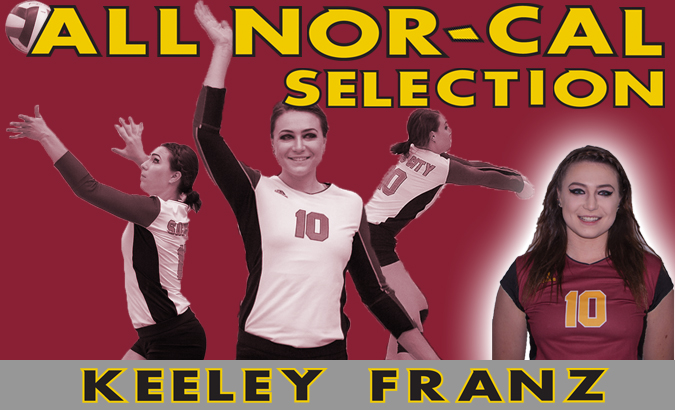 Keeley Franz is named to the All Nor-Cal Region Team