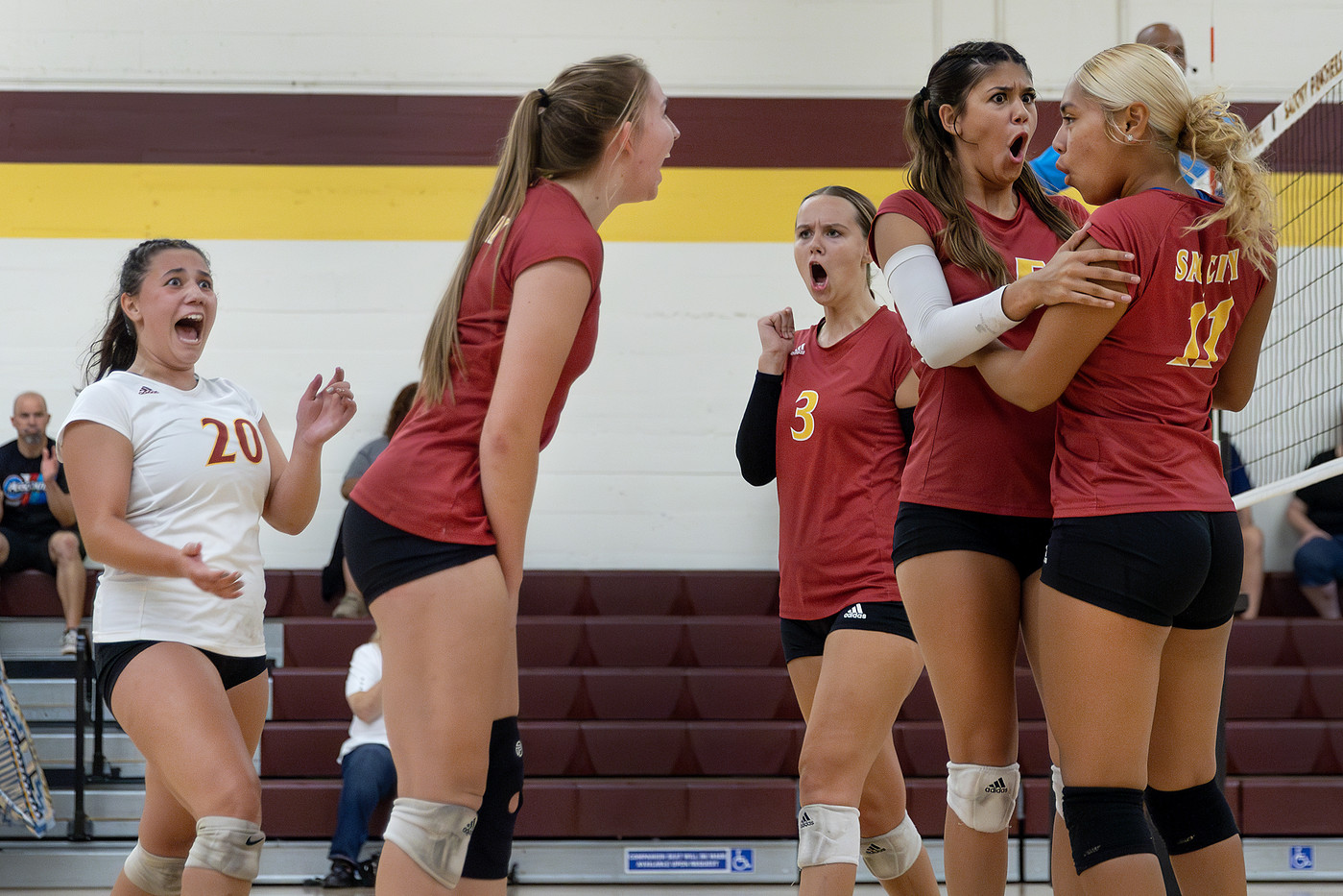 The Panthers sweep the Vikings 3-0 (25-18, 25-20, 25-8) on Wednesday evening