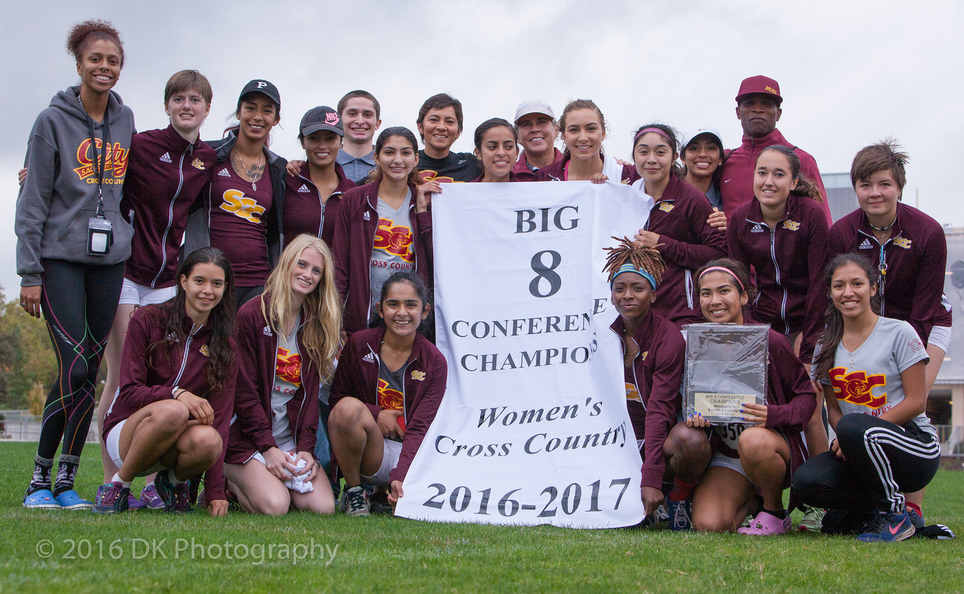 Women's Cross Country team wins the Big 8 Conference Championship