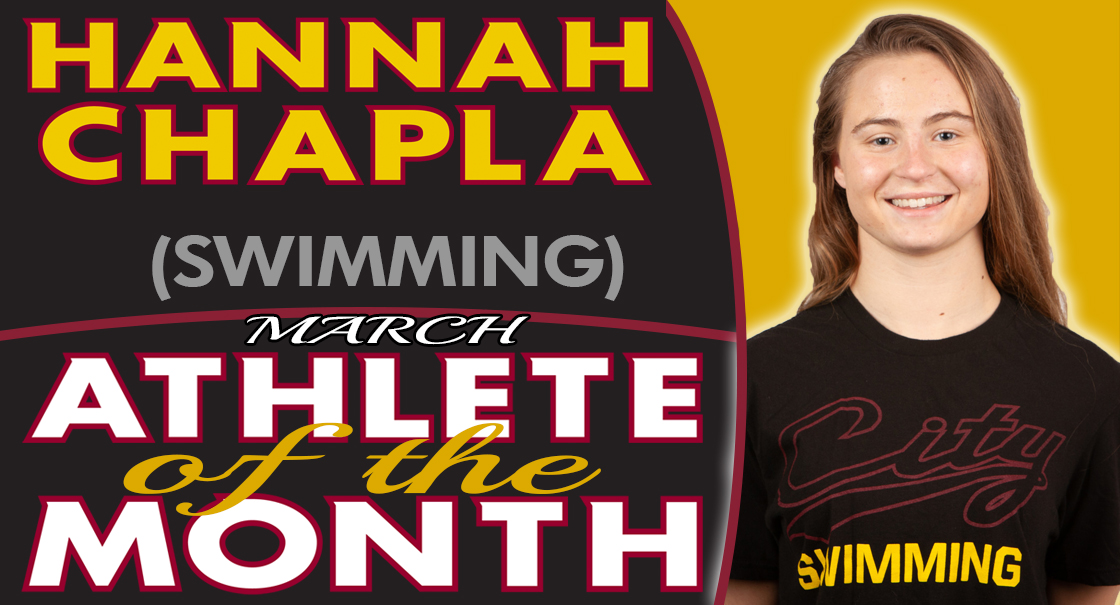 Hannah Chapla NAMED THE SCC MARCH FEMALE ATHLETE OF THE MONTH