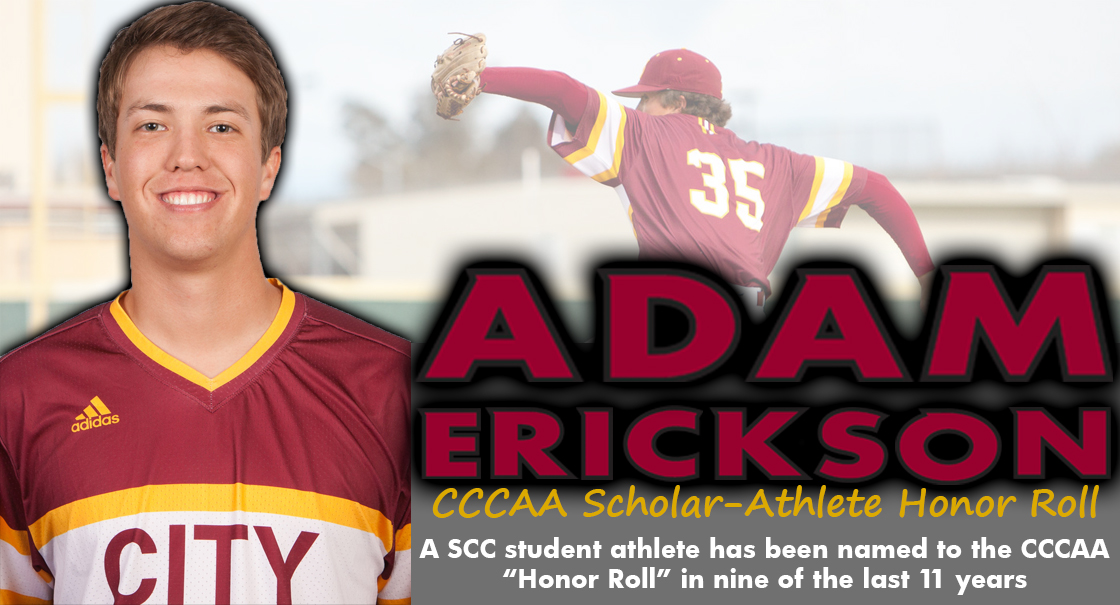 Former Panther, Adam Erickson is a CCCAA Scholar-Athlete Honor Roll selection