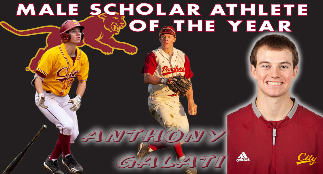 Anthony Galati is the 2018-19 SCC Male Scholar Co-Athlete of the Year