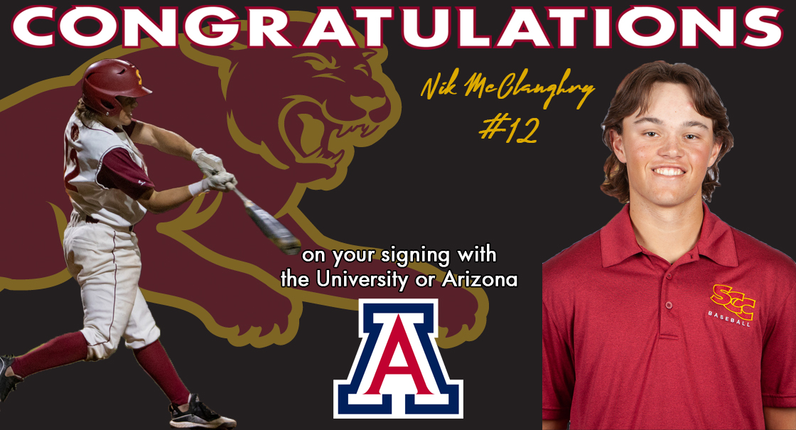 McClaughry signs with the Arizona Wildcats to play in the PAC12 next season