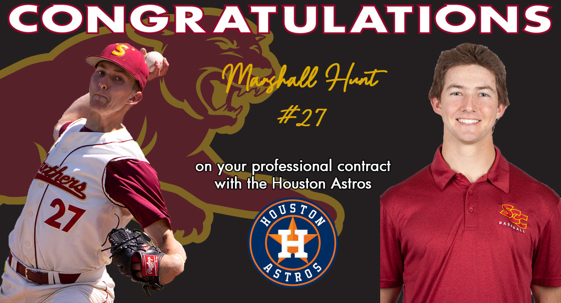 Congratulations to Marshall Hunt for signing a professional contract with the Houston Astros