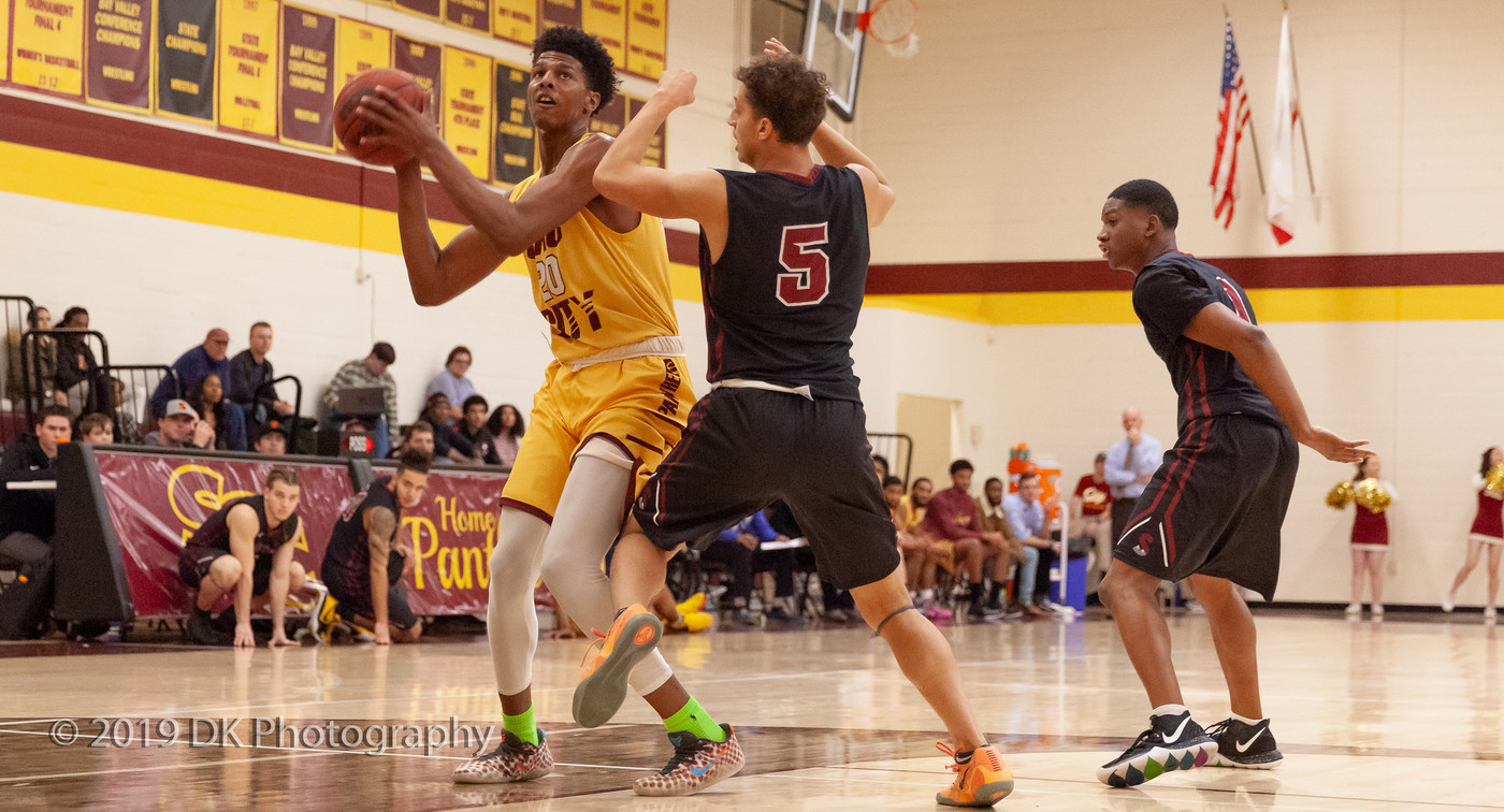 Pope records a double-double, but the Panthers come up short at Santa Rosa, losing 59-55
