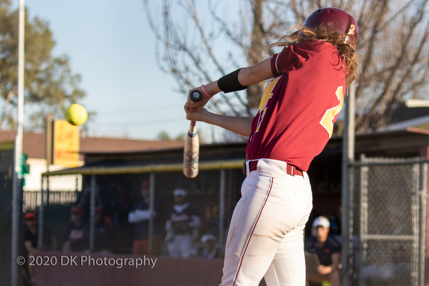 Rylee Retzer (#2), City College sophomore at bat in the game against Consumnes River College on Feb. 25th. 