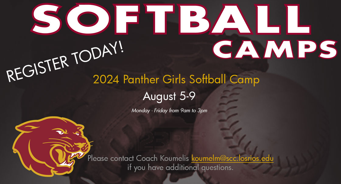 SCC Softball is hosting a camp this summer for girls ages 7-16...register online today for the August camp!