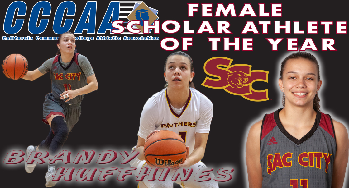 Former Panther Brandy Huffhines is selected as the CCCAA Female Scholar Athlete of the Year