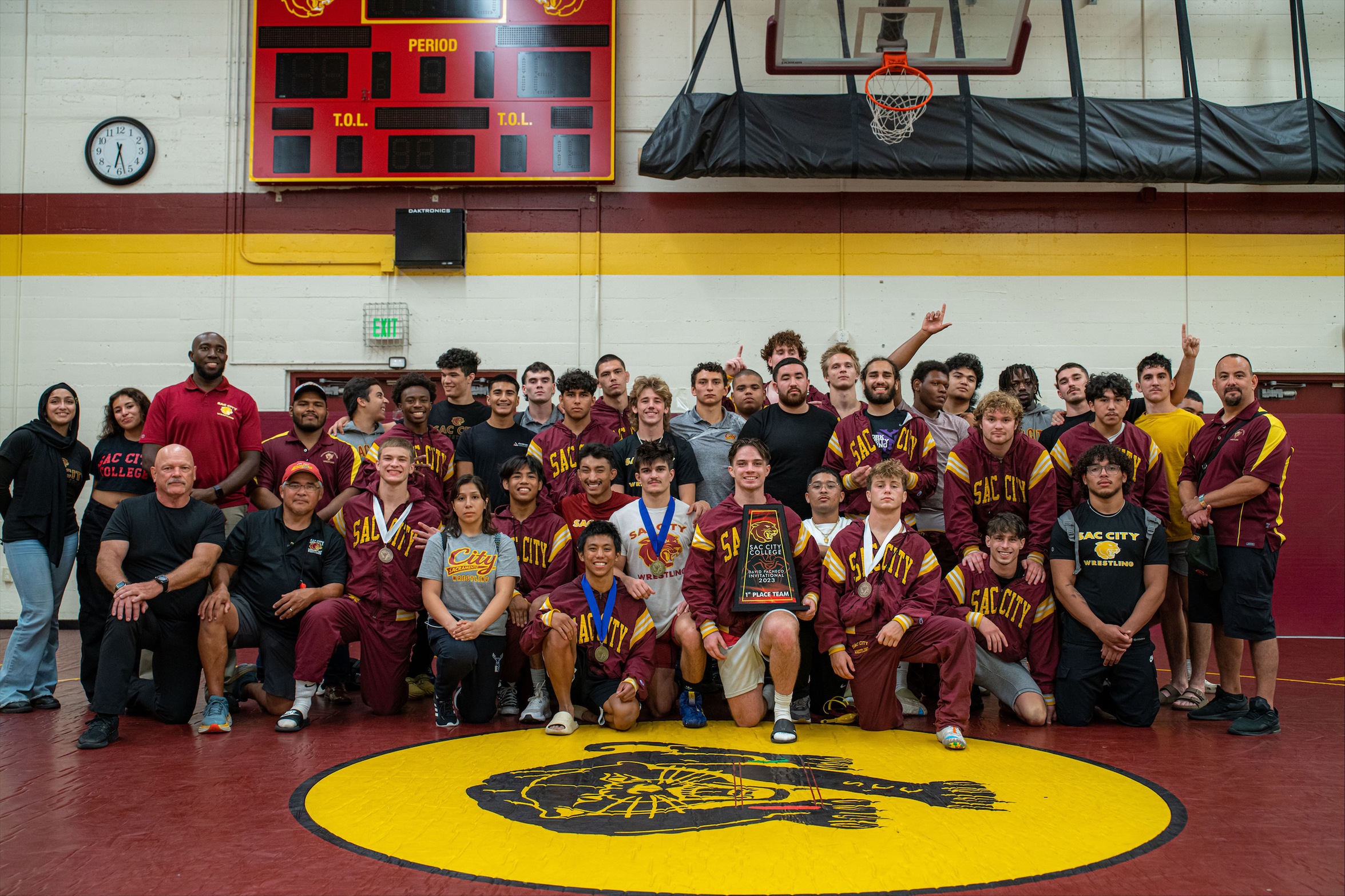 Sac City wins the 2023 SCC Pacheco Invite, dedicates championship to fallen Panther (Photo Credit: Byron Moore)