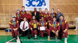 Wrestling is the CCCAA State Runner-Up; Boyd (165 lbs), Chavez-Morales (184 lbs) and Birch (197 lbs) are all individual State Champions