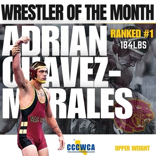 Chavez-Morales is named the September upper weight wrestler of the month