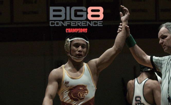 The Panthers clinched their 13th consecutive Big 8 Conference Championship by beating Santa Rosa 32-15