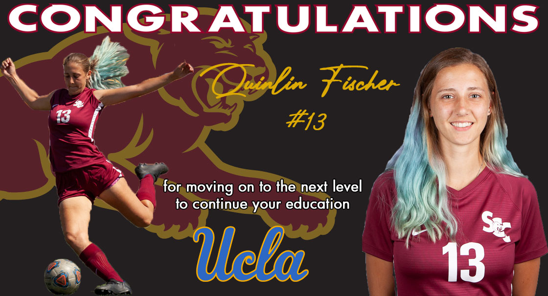 Congratulations to Quinlin Fischer who will be attending UCLA in the Fall