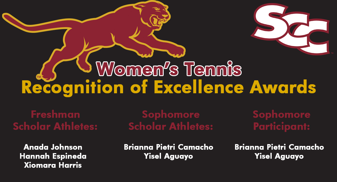 Women's Tennis Recognition of Excellence Awards