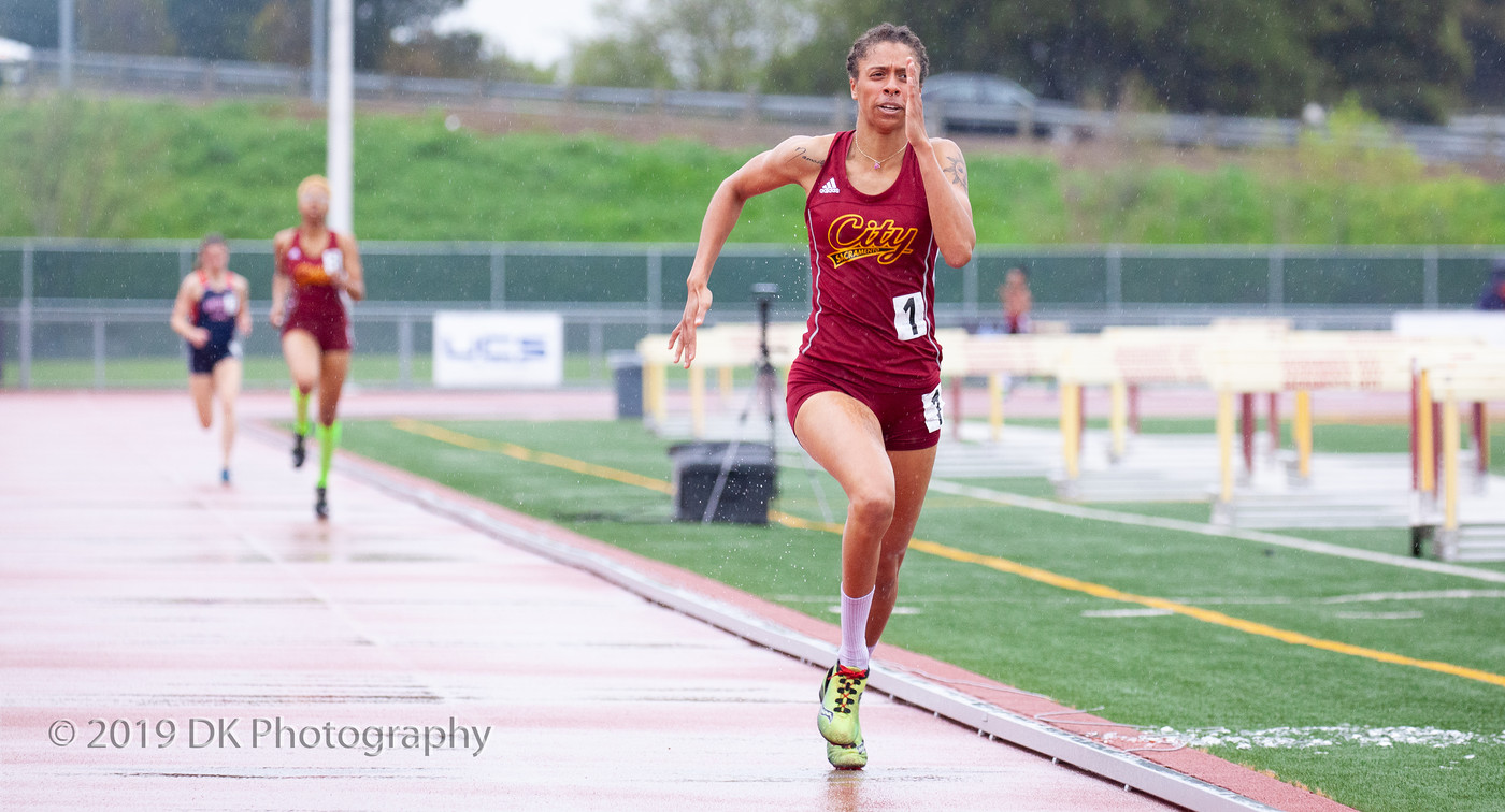 Greene finishes 1st in the 200m at the Chico Twilight on Saturday