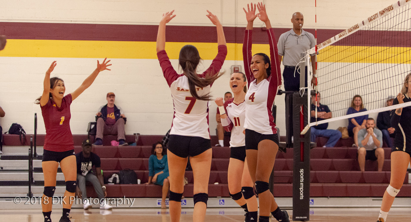 Volleyball sweeps Lassen 3-0 (25-13, 26-24, 25-14) to open up the Sac City Classic