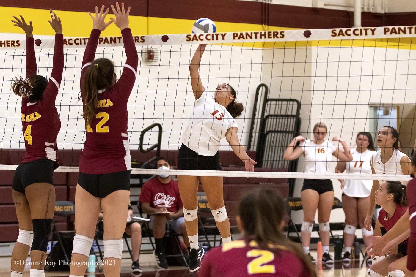 De Anza beats the Panthers 3-0 (25-20, 26-24, 25-22) in the opener of the Sac City Classic