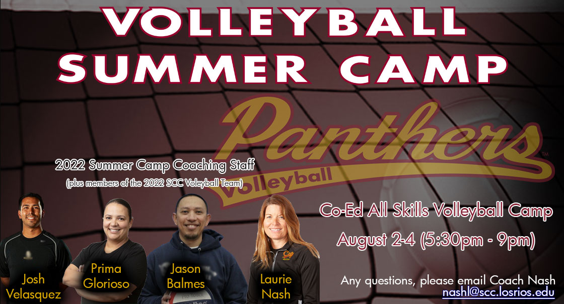 The 2022 All Skills Coed Summer Volleyball Camp is August 2-4...register today!