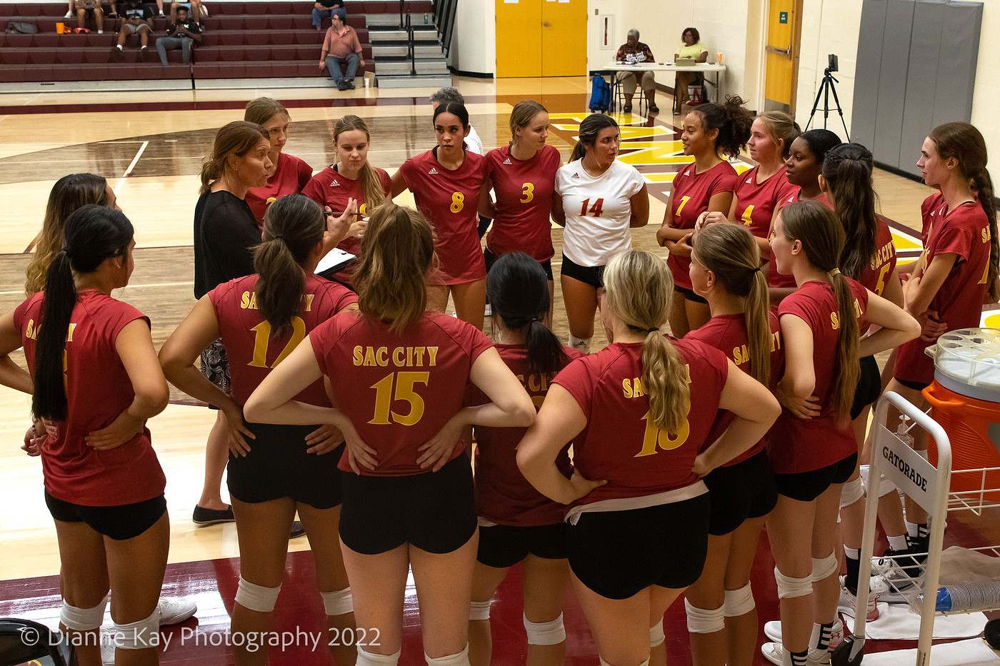 De Anza beats Sac City 3-1 (25-16, 14-25, 25-19, 26-24) in the Nor-Cal Regional Playoffs; Shackelford had 17 kills and 20 assists and Vasquez had 23 digs