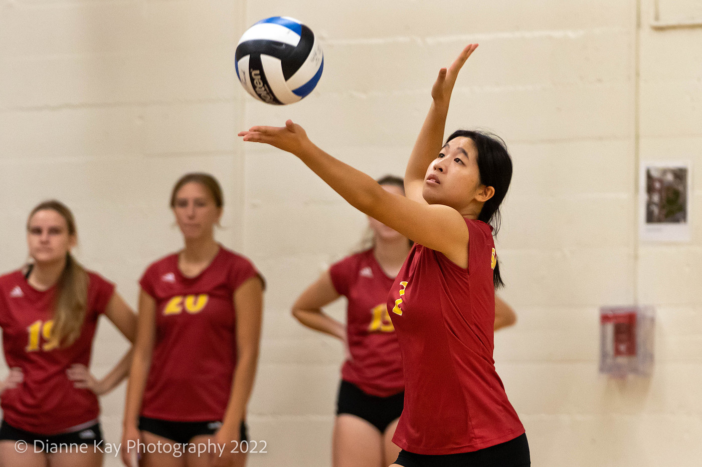 The Panthers 10-game winning streak is snapped; De Anza wins 3-1 (23-25, 25-18, 25-23, 25-15) at the Shasta Classic