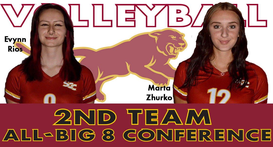 Congratulations to Rios and Zhurko for being selected as 2nd Team All-Big 8 Conference Award Winners