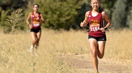 Sac City takes 3rd at the big 8 Championship; Wong (5th) and Mejia (6th) finish in the top 10, while Nguyen crosses 17th overall