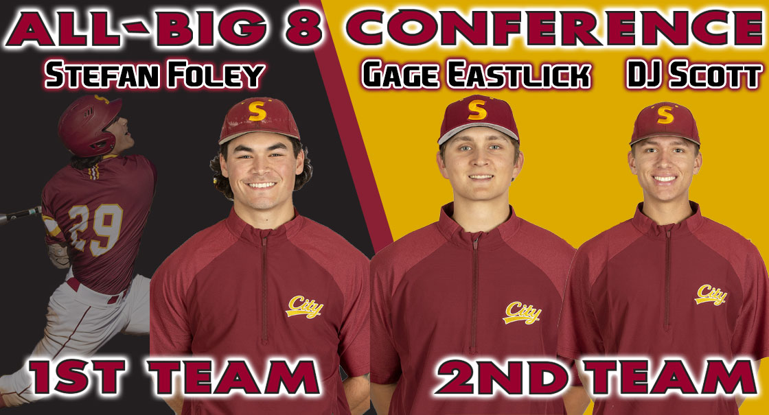 Foley is an All-Big 8 Conference 1st Team Selection; Eastlick and Scott earn 2nd Team honors