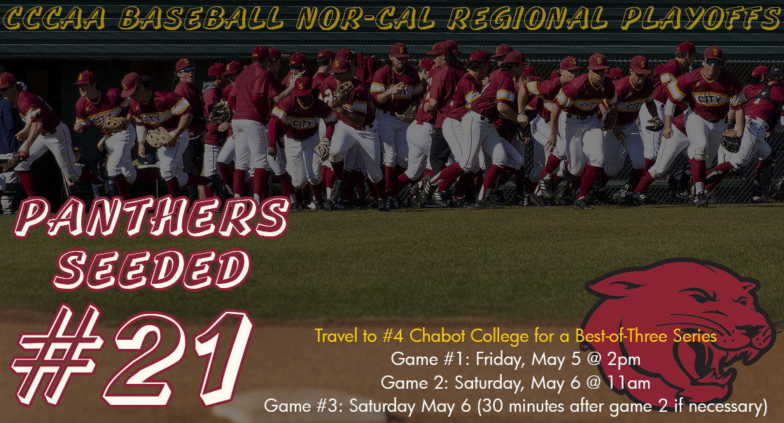 The Panthers qualify for the Nor-Cal Playoffs and travel to Chabot for a best-of-three series this Friday and Saturday